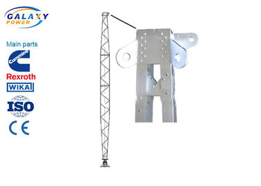 आसान रखरखाव Luffing टॉवर क्रेन 0.8T रेटेड लोड हो रहा है क्षमता कस्टम रंग