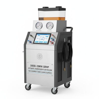 डीजल 239kw320hp ऑटोमैटिक ट्रांसमिशन फ्लश मशीन मैक्स इंटरमिटेंट पुल 90KN ट्रांसमिशन सिस्टम क्लीनिंग इक्विपमेंट