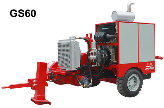 कम शोर के साथ हाइड्रोलिक चरखी कमिंस इंजन वायर स्ट्रिंगिंग उपकरण