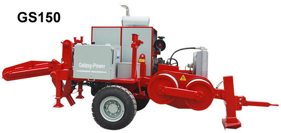 ट्रांसमिशन लाइनों हाइड्रोलिक चरखी कमिंस इंजन के लिए Gs150 स्ट्रिंगिंग उपकरण