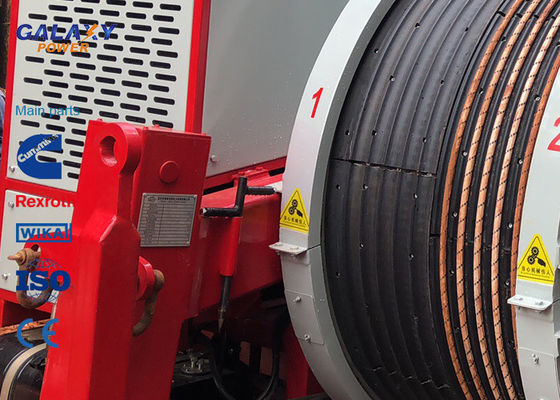 77kw 103hp कमिंस इंजन हाइड्रोलिक टेंशनर मैक्स आंतरायिक तनाव 2x45 / 1x90kN स्ट्रिंग उपकरण