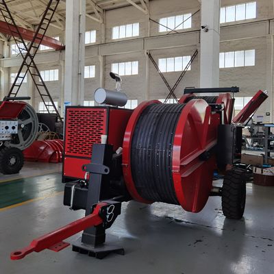 77kW (103hp) इंजन 2x40kN हाइड्रोलिक टेंशनर ट्रांसमिशन लाइन उपकरण
