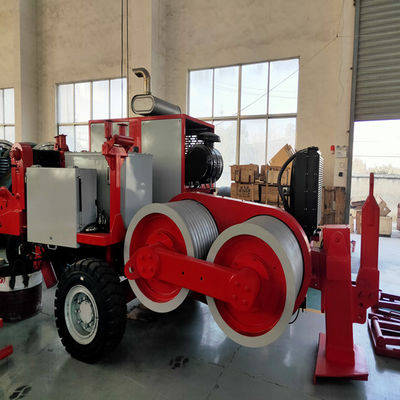 ओवरहेड पावर लाइनों के लिए मैक्स इंटरमिटेंट 18Ton केबल स्ट्रिंग उपकरण