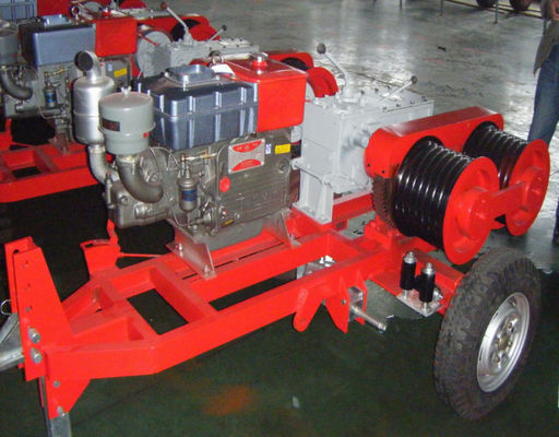 परिवहन के लिए 5t 50kn डीजल हाइड्रोलिक चरखी