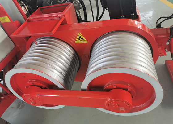 750mm 180kN इलेक्ट्रिक केबल खींचने की मशीन 325hp इंजन के साथ