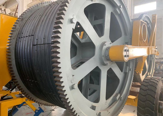कमिंस इंजन के साथ 500KV 2x80KN पावरलाइन बंडल कंडक्टर स्ट्रिंग उपकरण