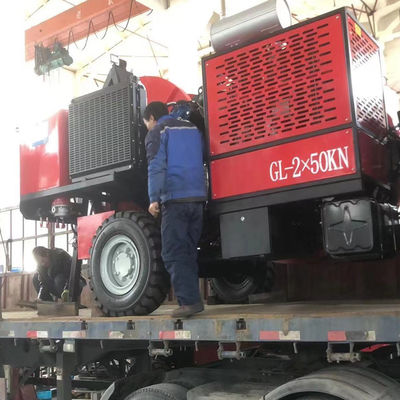 10T स्वचालित ब्रेकिंग डीजल टेंशनर ओवरहेड लाइन स्ट्रिंगिंग उपकरण